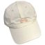 Fashion Yellow Fabric Embroidered Curved Brim Baseball Cap