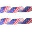 Fashion 4200 Yards/182 Meters Blue Five-pointed Star Polyester Printed Ribbon