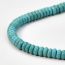Fashion Abacus Beads Turquoise Beaded Necklace