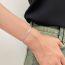 Fashion 7# Titanium Steel Geometric Bracelet Set