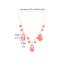 Fashion Red Alloy Drop Necklace