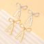 Fashion Golden 2 Copper Bow Earrings