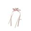 Fashion C Green Bow Ballet Double Layer Bow Ribbon Hairpin