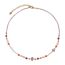 Fashion Pink Beaded Colorful Beaded Necklace