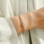 Fashion 50 Points Moissanite (new Version) Silver Diamond Geometric Round Bracelet