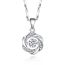 Fashion (single Pendant Does Not Include Chain) Silver And Diamond Geometric Pendant