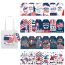 Fashion Four Models Independence Day Paper Hang Tag