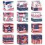 Fashion Two Styles Independence Day Three-dimensional Paper Square Packaging Box