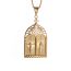 Fashion Jesus Virgin Necklace-gold Alloy Geometric Birdcage Necklace