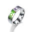Fashion Harley Stainless Steel Round Men's Ring