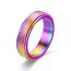 Fashion 6mm Steel Color Stainless Steel Round Ring