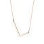 Fashion Rose Gold Stainless Steel 26 Letter Necklace