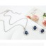 Marathon Blue Oval Shape Gemstone Pendant Alloy Jewelry Sets