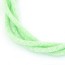 Vintage Green Candy Color Multilayer Mesh Beads Twist Design Alloy Chokers