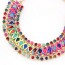 Cheerleadi Multicolor Gemstone Decorated Multilayer Weave Design