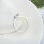 Cubic White Heart Shape Decorated Simple Design Zircon Crystal Rings