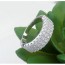 Preppy White Diamond Decorated Simple Design