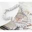 Pregnancy White Diamond Decorated Round Shape Design Zircon Crystal Bracelets