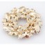 Blank Red Diamond Decorated Leaf Shape Design Alloy Korean Brooches