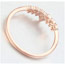 Correspond White & Rose Gold Crown Shape Decorated Simple Design