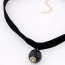 Detachable Black Pearl Decorated Simple Design