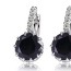 Butterfly Black Diamond Decorated Simple Design Alloy Crystal Earrings