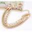 Arrowhead Gold Color Metal Chain Simple Design Alloy Korean Fashion Bracelet