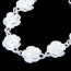 Medieval White Flower Shape Decorated Simple Design Alloy Korean Fashion Bracelet