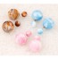 Fashion Multicolor Round Shape Decorated Simple Design Alloy Stud Earrings