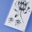 Best Gray Flower Pattern Simple Design Tape Tattoos Body Art
