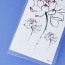 Fashion Red Flower Pattern Simple Design Tape Tattoos Body Art