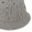 Trendy Black Stripe Pattern Decorated Fisherman Hat