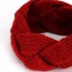 Rave red twist weave simple design
