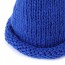 Stationery blue curling steeple design wool Knitting Wool Hats