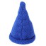 Stationery blue curling steeple design wool Knitting Wool Hats