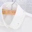 Double White Pearl Decorated Shirt Shape Design