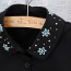 Specialty Black Diamond Decorated Shirt Shape Design