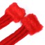 Fashion Red Hemp Flowers Shape Design Gloves