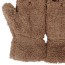 Fashion Light Brown Pure Color Design Cat Shape Gloves