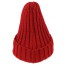 Fashion Claret-red Pure Color Decorated Hat