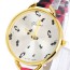 Tory Plum Red Leopard Pattern Simple Design Pu Ladies Watches