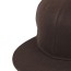 Trendy Brown Pure Color Decorated Hip-hop Cap