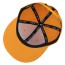 Trendy Orange Pure Color Decorated Hip-hop Cap