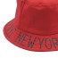 Small Red Letter Newyork Pattern Simple Design