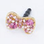 pretty Pink Diamond Decorated Bowknot Shape Design