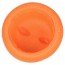 fresh Orange Pure Color Crimping Design