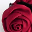 Elegant Claret-red Rose Shape Decorated Simple Design