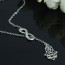 Heather Silver Color Little Hand Shape Decorated Simple Design