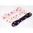 Favorite Pink Lips Pattern Hairdisk Design  Fabric Beauty tools