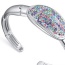 Luxurious Multicolor Diamond Decorated Simple Design Crystal+alloy Crystal Bracelets